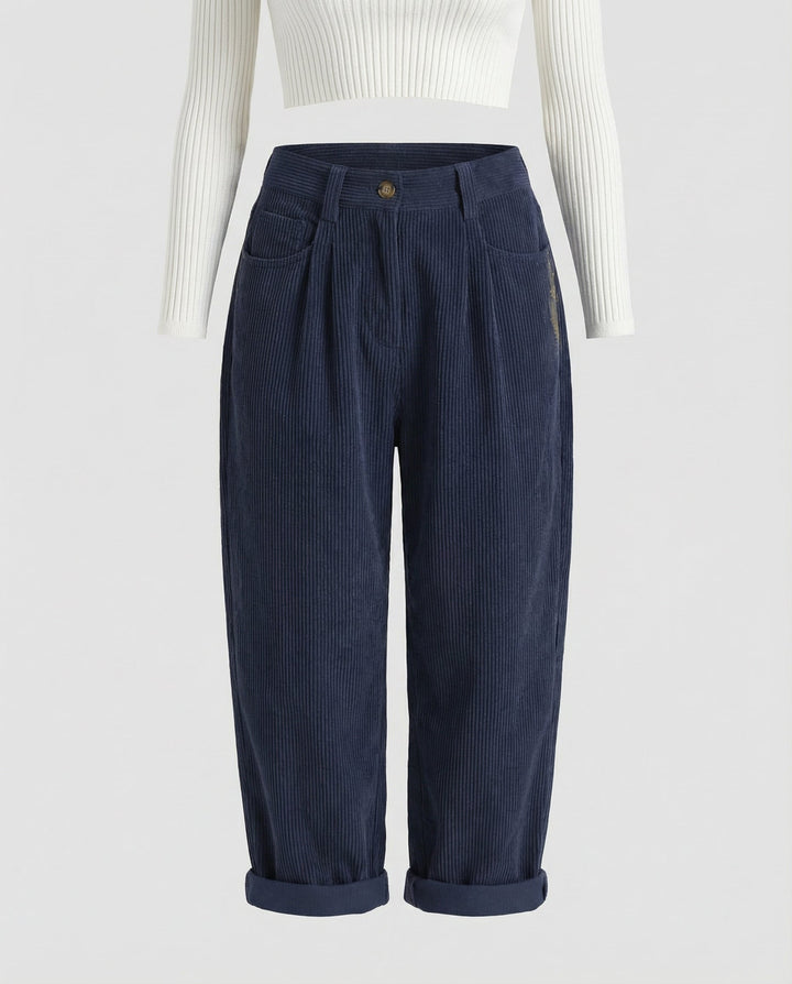 Lässige Cordhose Damen Komfort | Heidi-Mode