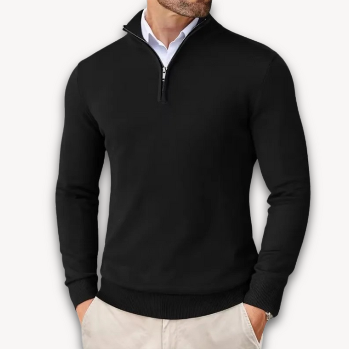 Echoarchiv | Pullover - Herren Viertelreißverschluss