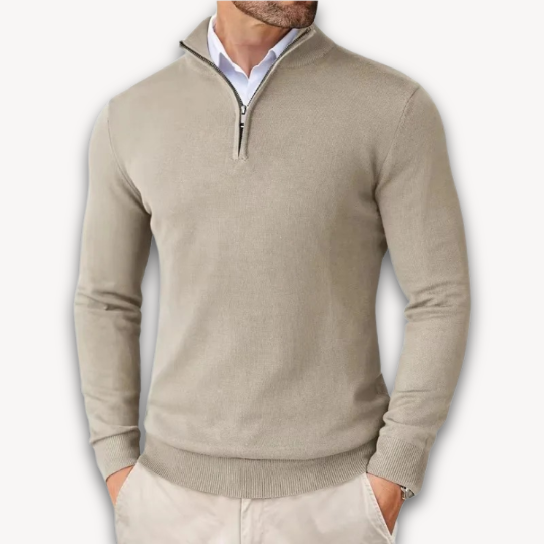 Echoarchiv | Pullover - Herren Viertelreißverschluss