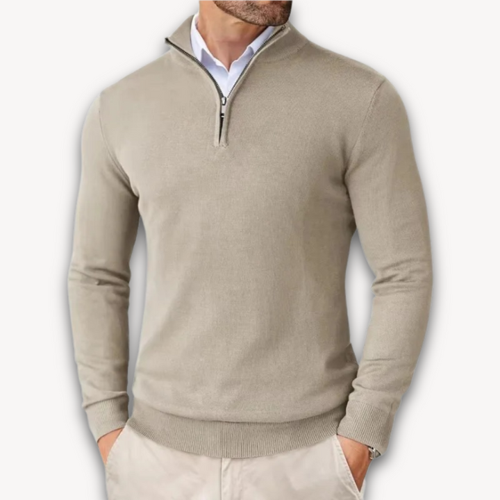 Echoarchiv | Pullover - Herren Viertelreißverschluss