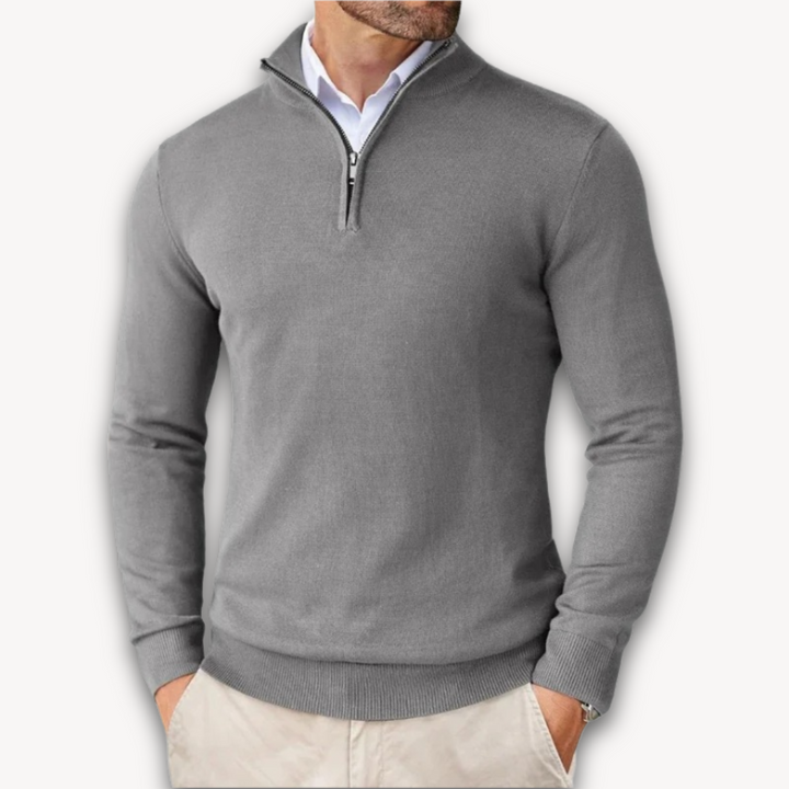 Echoarchiv | Pullover - Herren Viertelreißverschluss