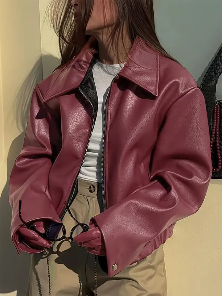 Echoarchiv | Damen Relaxed Fit Zip-Up Bomberjacke