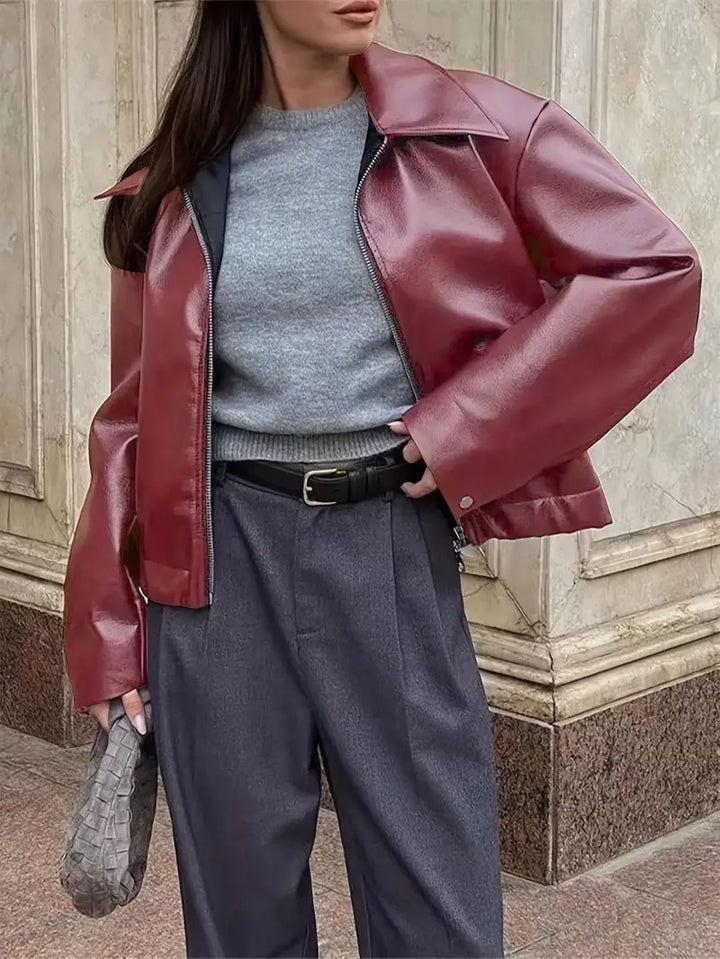 Echoarchiv | Damen Relaxed Fit Zip-Up Bomberjacke