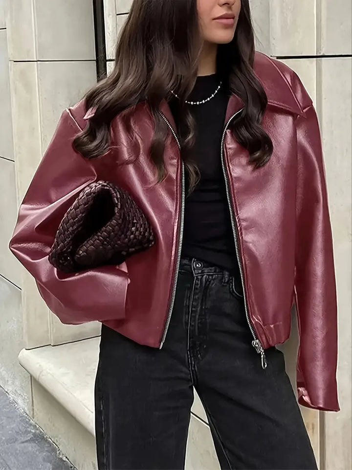 Echoarchiv | Damen Relaxed Fit Zip-Up Bomberjacke