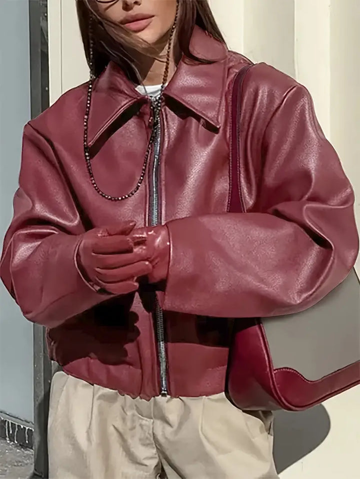 Echoarchiv | Damen Relaxed Fit Zip-Up Bomberjacke
