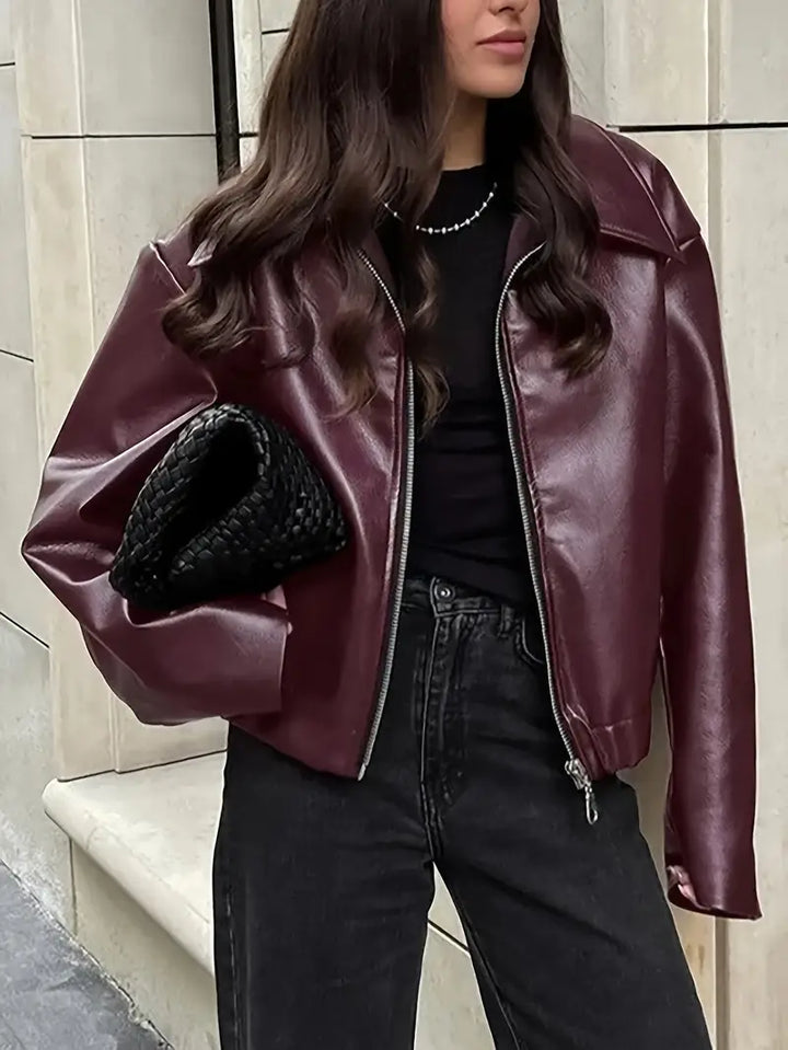 Echoarchiv | Damen Relaxed Fit Zip-Up Bomberjacke