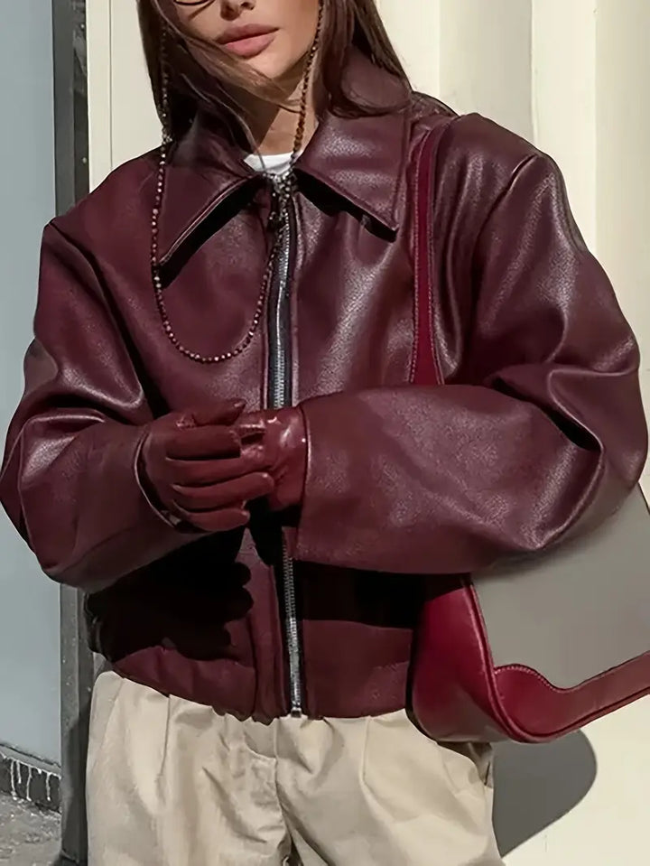 Echoarchiv | Damen Relaxed Fit Zip-Up Bomberjacke