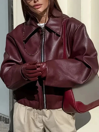 Echoarchiv | Damen Relaxed Fit Zip-Up Bomberjacke