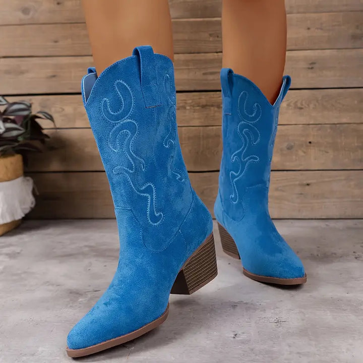 Echoarchiv | Elegante Cowboy Damen Knöchelstiefel