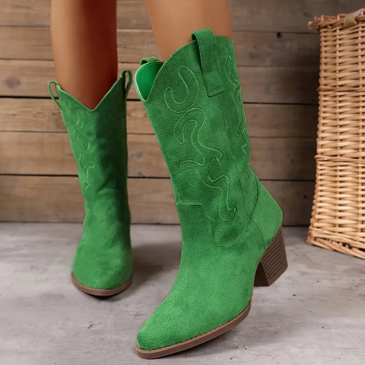 Echoarchiv | Elegante Cowboy Damen Knöchelstiefel
