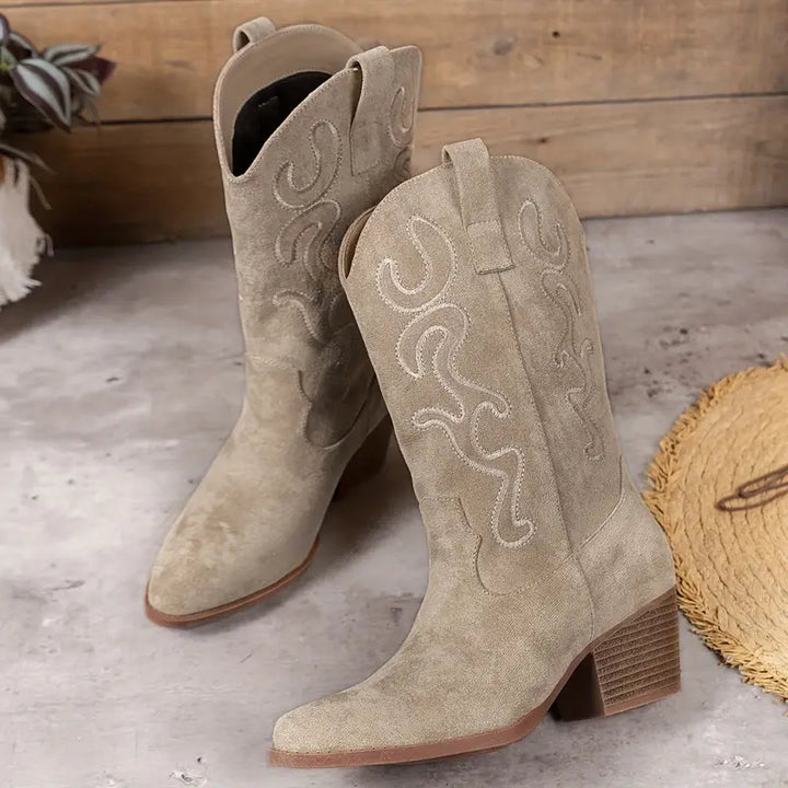 Echoarchiv | Elegante Cowboy Damen Knöchelstiefel