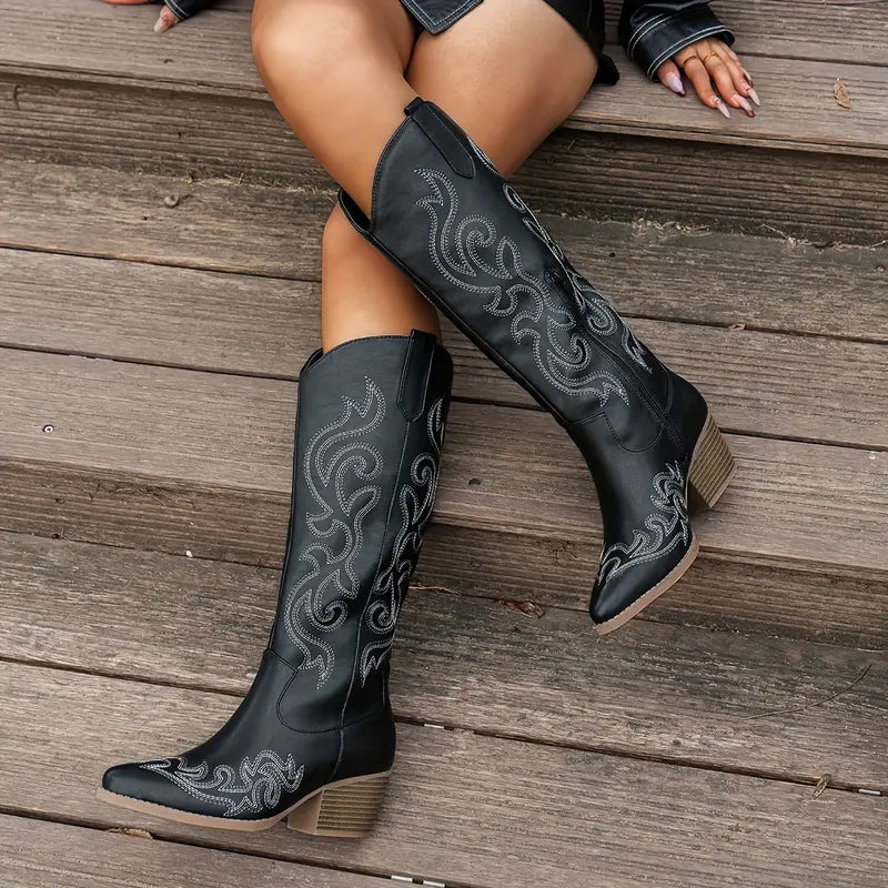 Echoarchiv | Bequeme Cowboy Damen Stiefel