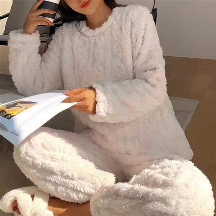 Kuscheliges Fleece-Pyjama-Set – Lioré