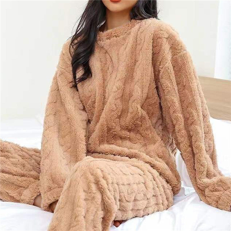 Kuscheliges Fleece-Pyjama-Set – Lioré
