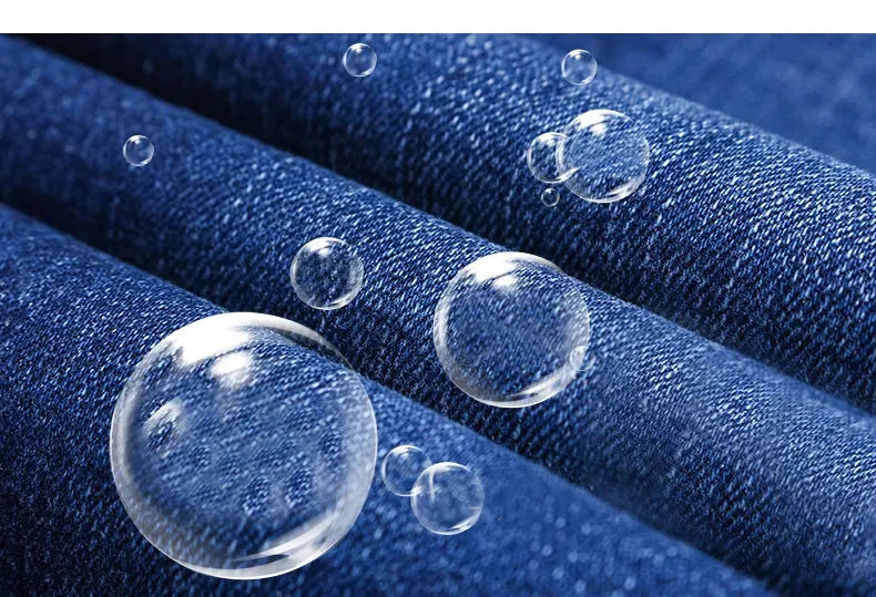 Gerade geschnittene Stretchjeans für Herren – Vardeno
