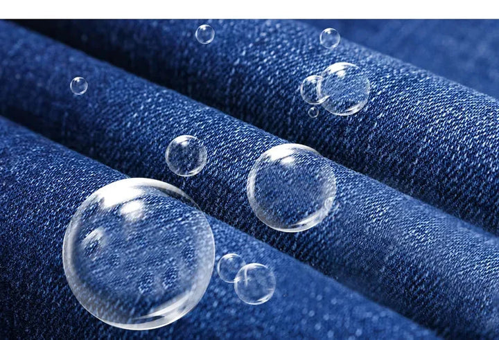 Gerade geschnittene Stretchjeans für Herren – Vardeno