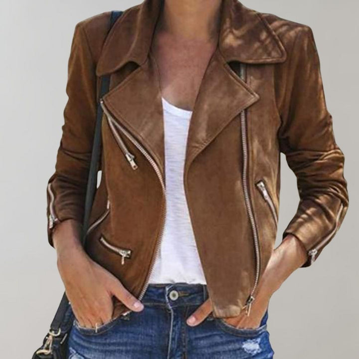 Echoarchiv | Wild Bikerjacke mit Reißverschluss für Damen