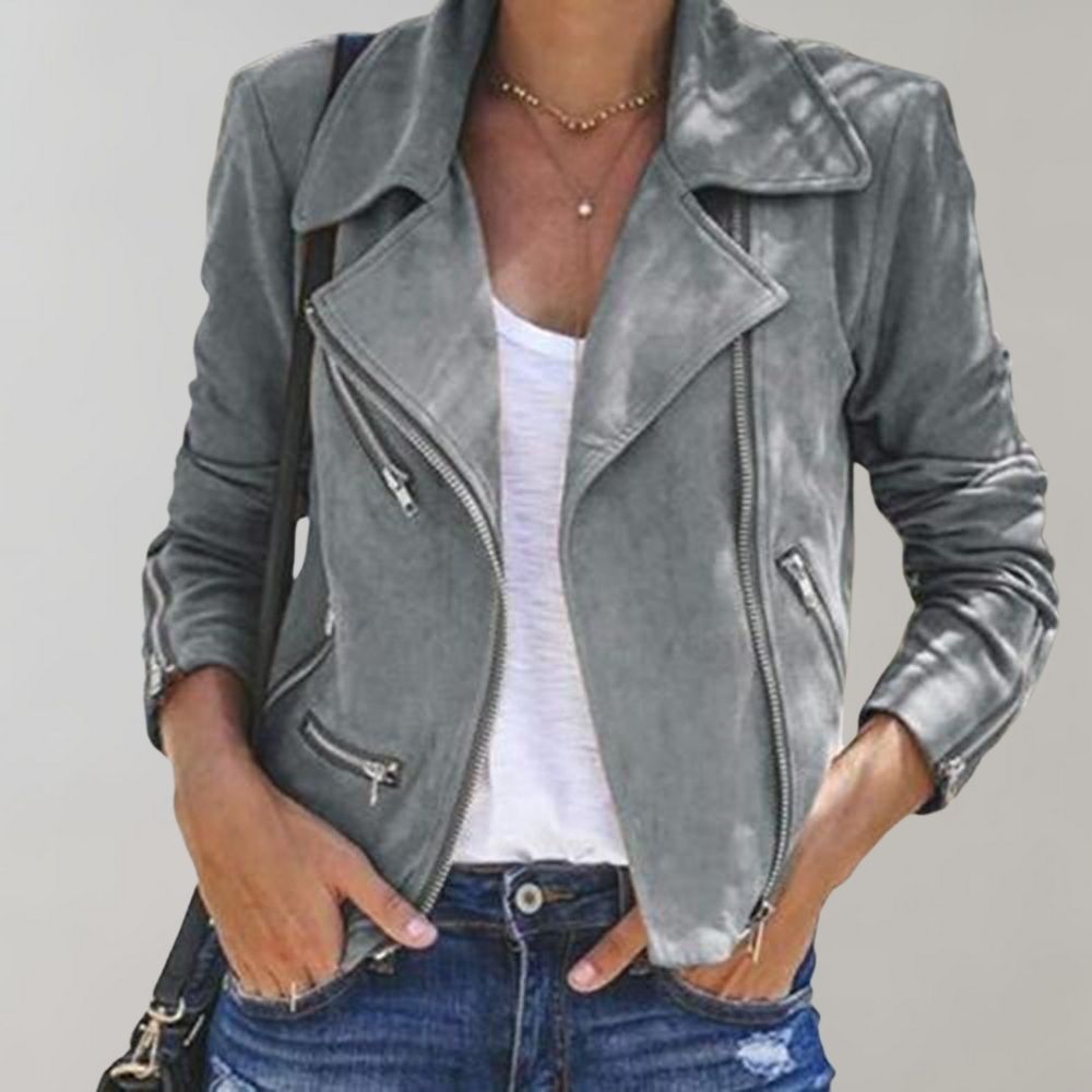 Echoarchiv | Wild Bikerjacke mit Reißverschluss für Damen