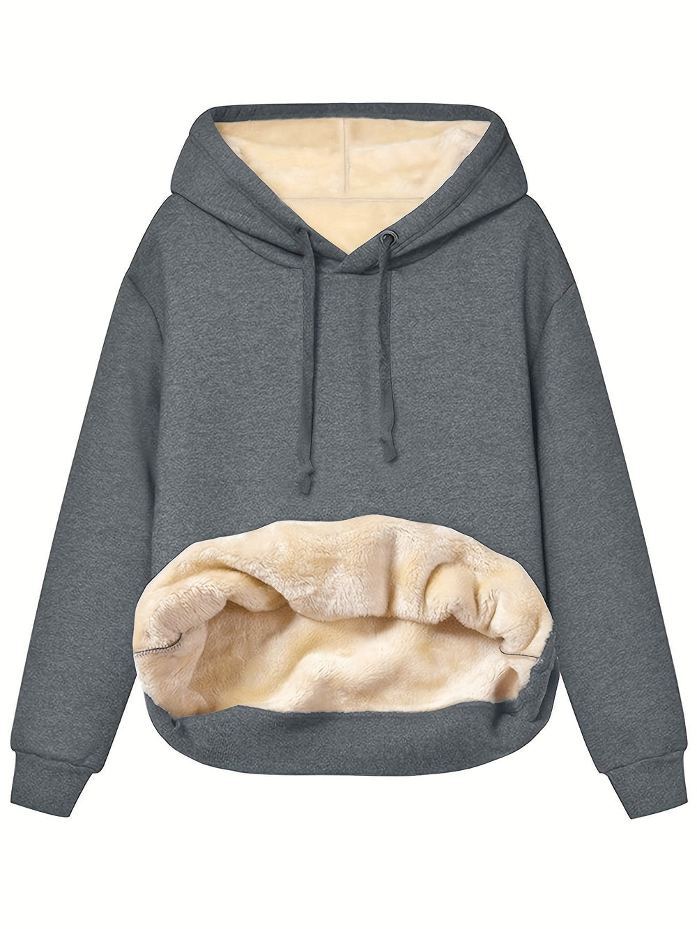 Kapuzenpulli Mit Fleece
