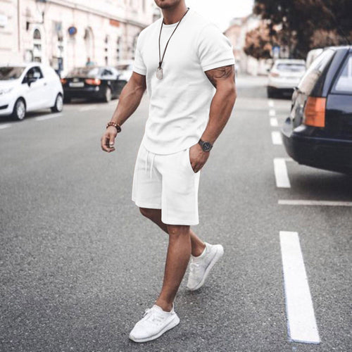 Dylani Lässiges Hemd und Shorts-Set für Männer