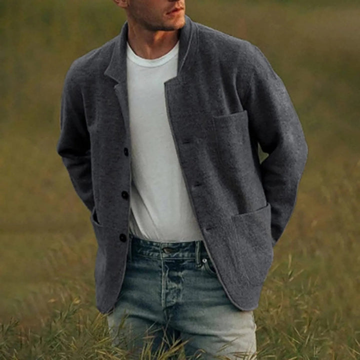 Echoarchiv | Eleganter Lässiger Herren Blazer Jacke