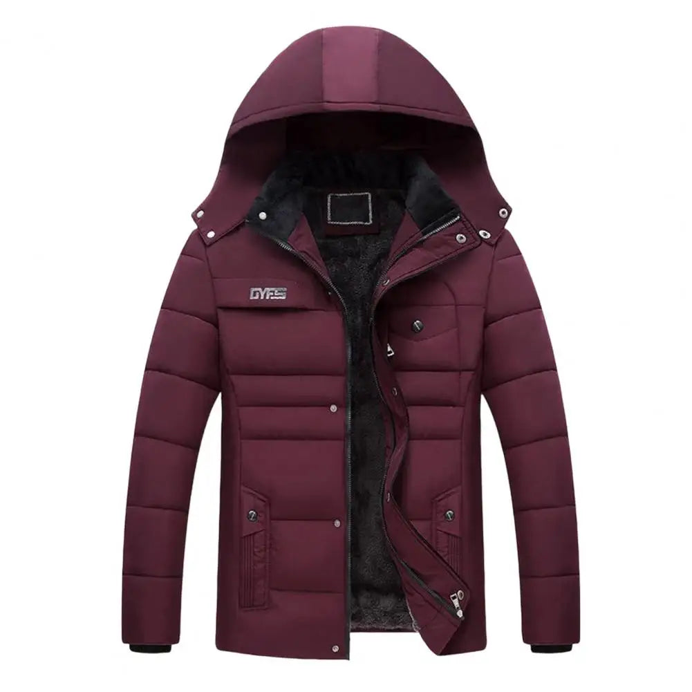 Herren Casual Winterjacke mit Kapuze Perfekt für kalte Tage – Taviero