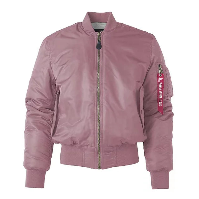 Echoarchiv Hochwertige Unisex Bomberjacke mit Reißverschluß