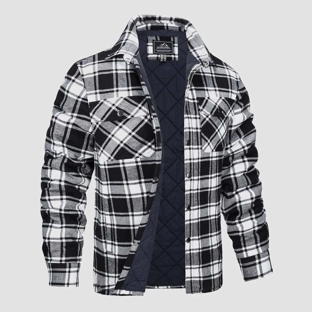Echoarchiv - Gestreifte Flanelljacke