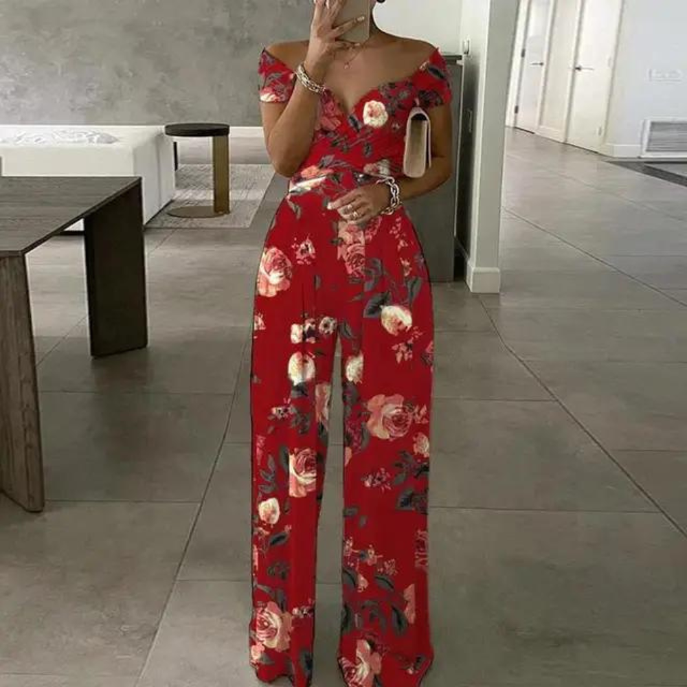 Echoarchiv | Eleganter Off-Shoulder-Jumpsuit