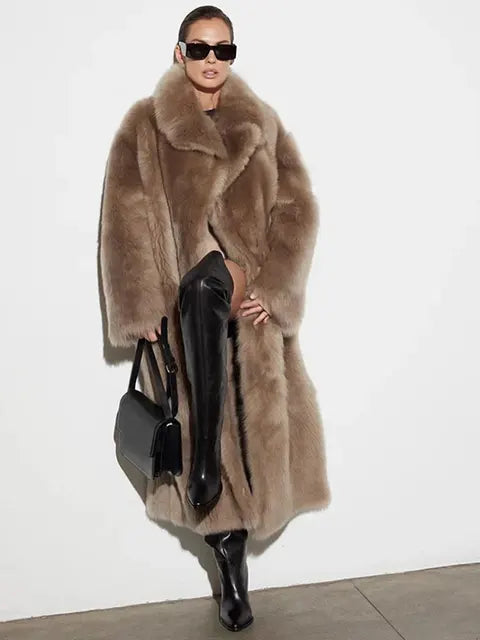 Echoarchiv | Lange Winterjacke mit Weicher Textur und Klassischem Schnitt für Frauen IdEchoarchivl für Kaltes Wetter