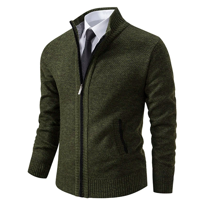 Echoarchiv - Stilvolle und Bequeme Winter Fleece Jacke mit Reißverschluss für Männer