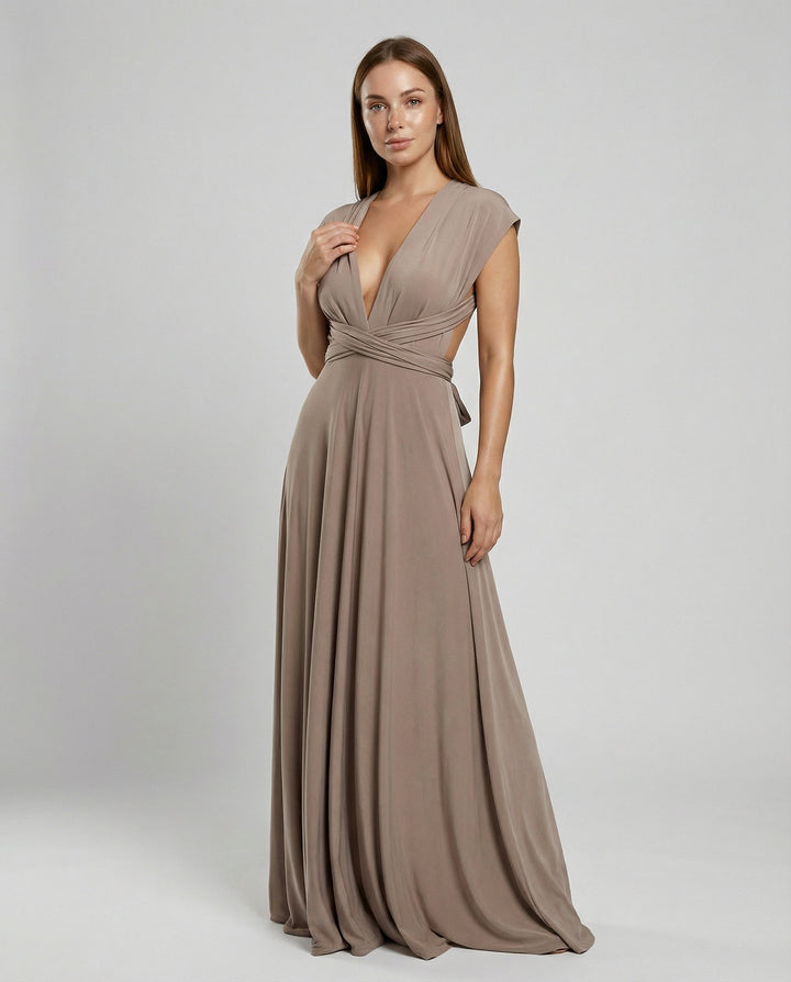 Damen Multiway Wickelkleid mit 50+ Tragevarianten & Elastischem Stoff | Echoarchiv