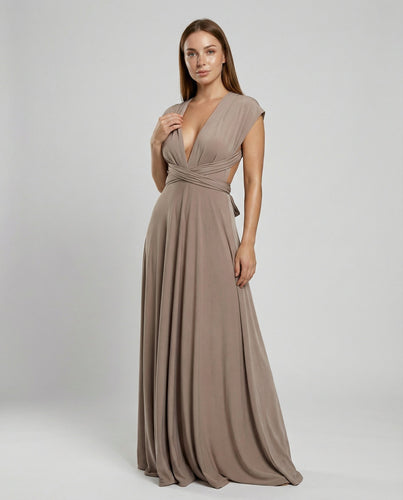 Damen Multiway Wickelkleid mit 50+ Tragevarianten & Elastischem Stoff | Echoarchiv