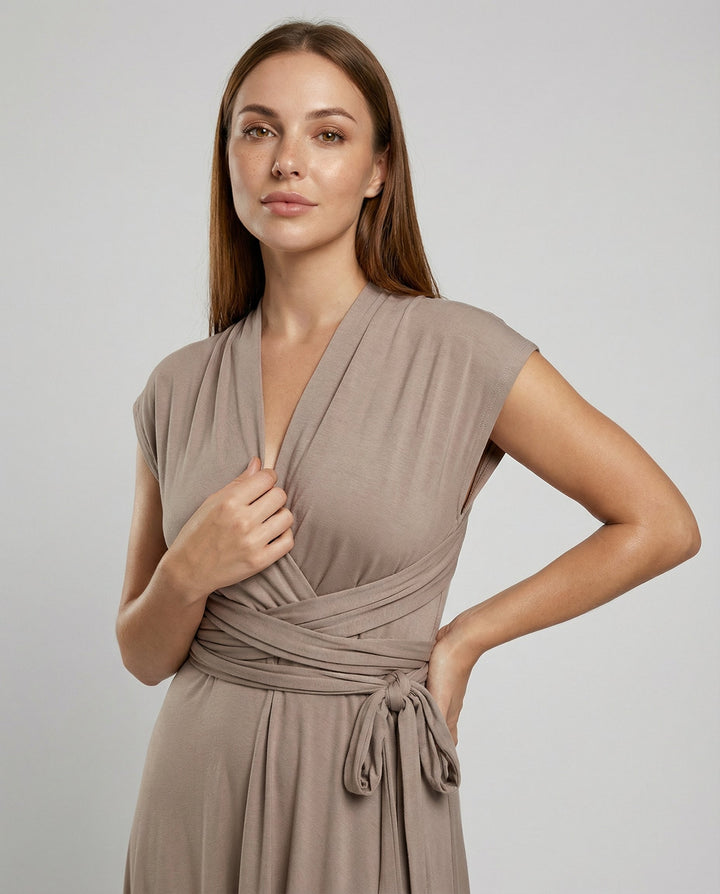 Damen Multiway Wickelkleid mit 50+ Tragevarianten & Elastischem Stoff | Echoarchiv
