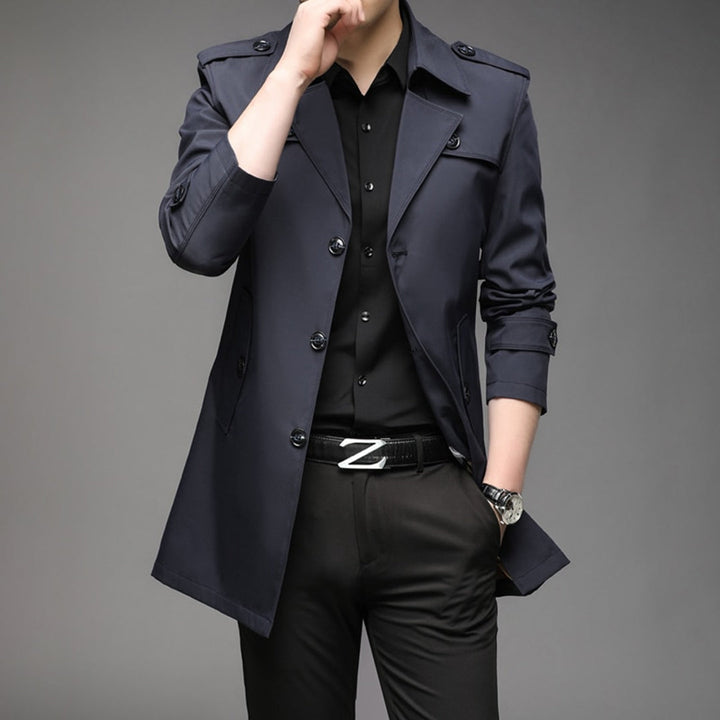 Echoarchiv | Herren Stilvoller Trenchcoat - Wasserdicht & Winddicht