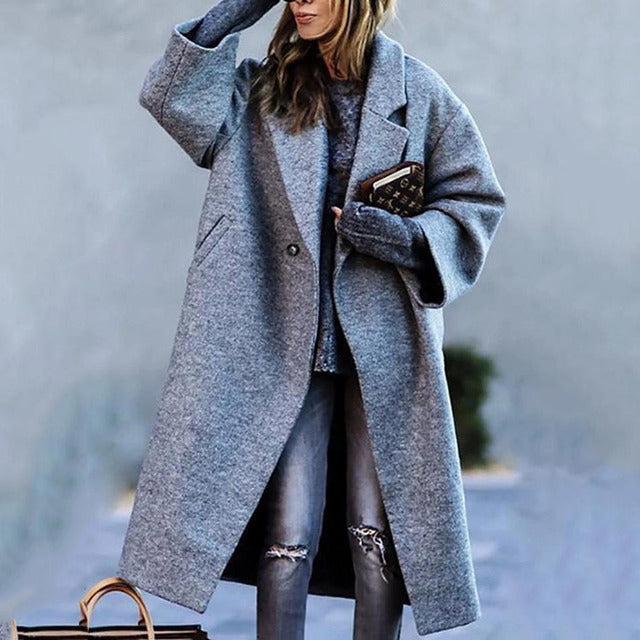 Echoarchiv | Damen Lange Winter Mantel - Warme