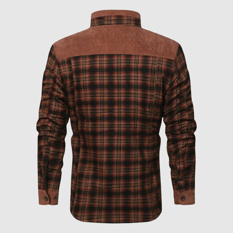 Echoarchiv | Karierte Sherpa Outdoor Jacke