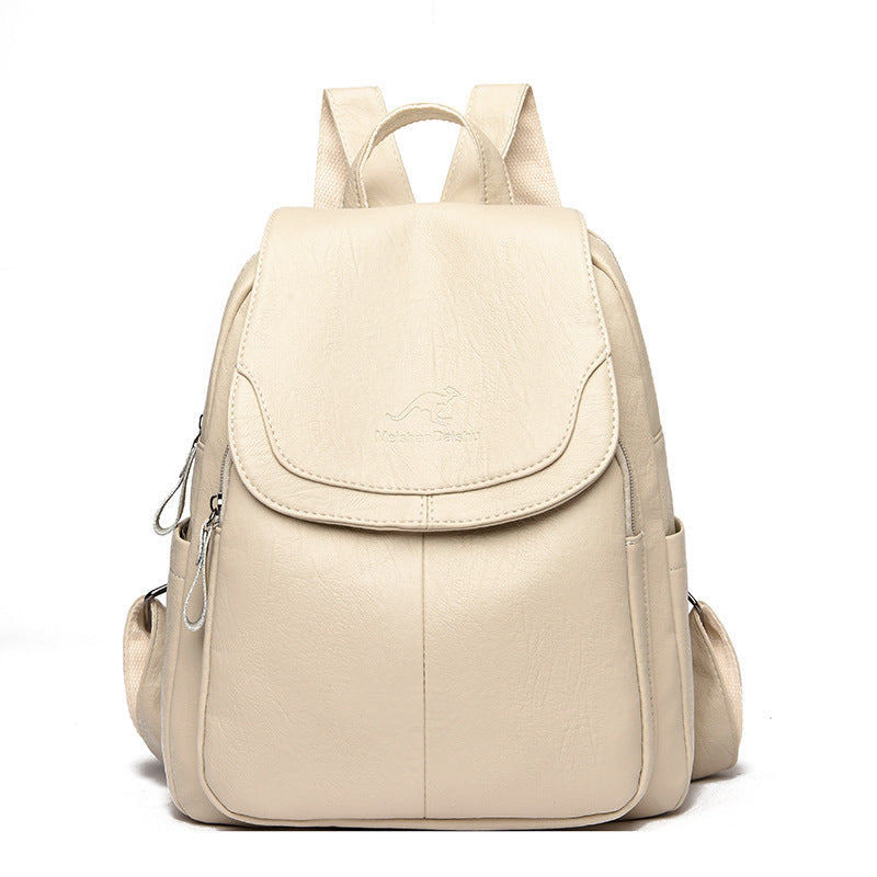 Robuster Leder-Rucksack Für Damen