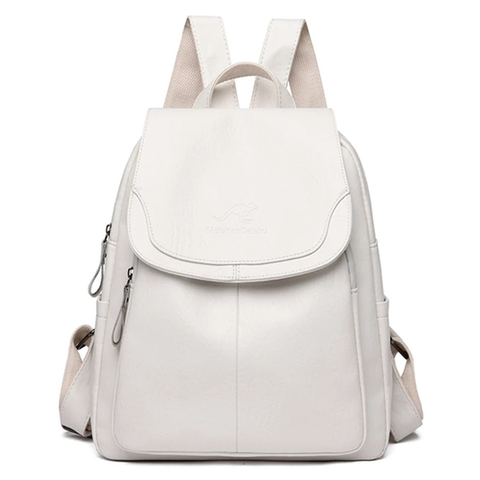 Robuster Leder-Rucksack Für Damen – Avelline