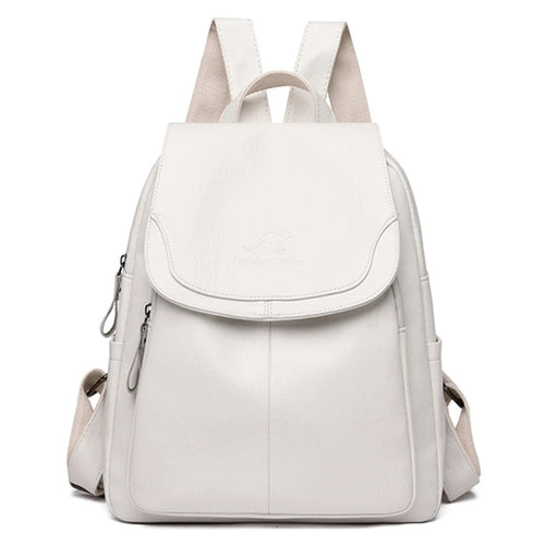 Robuster Leder-Rucksack Für Damen