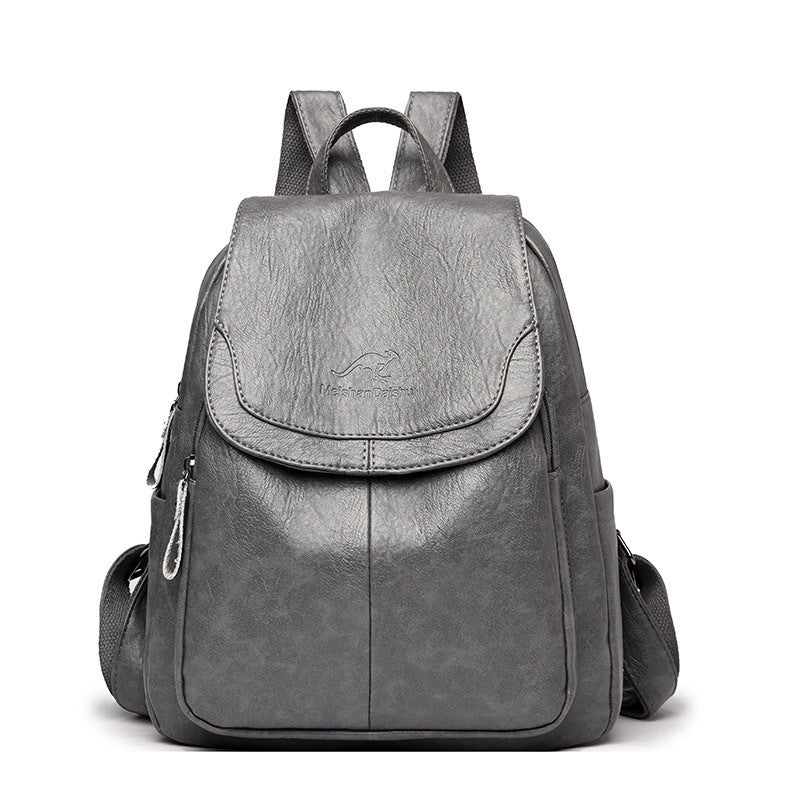 Robuster Leder-Rucksack Für Damen