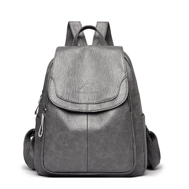 Robuster Leder-Rucksack Für Damen