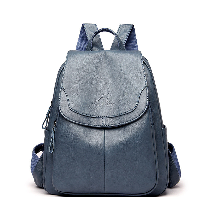 Robuster Leder-Rucksack Für Damen