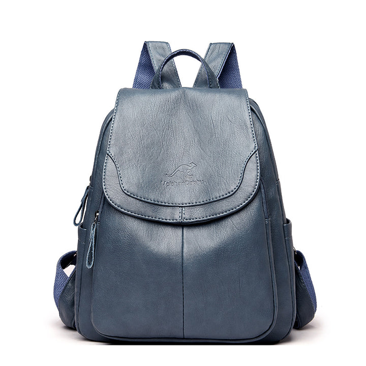 Robuster Leder-Rucksack Für Damen