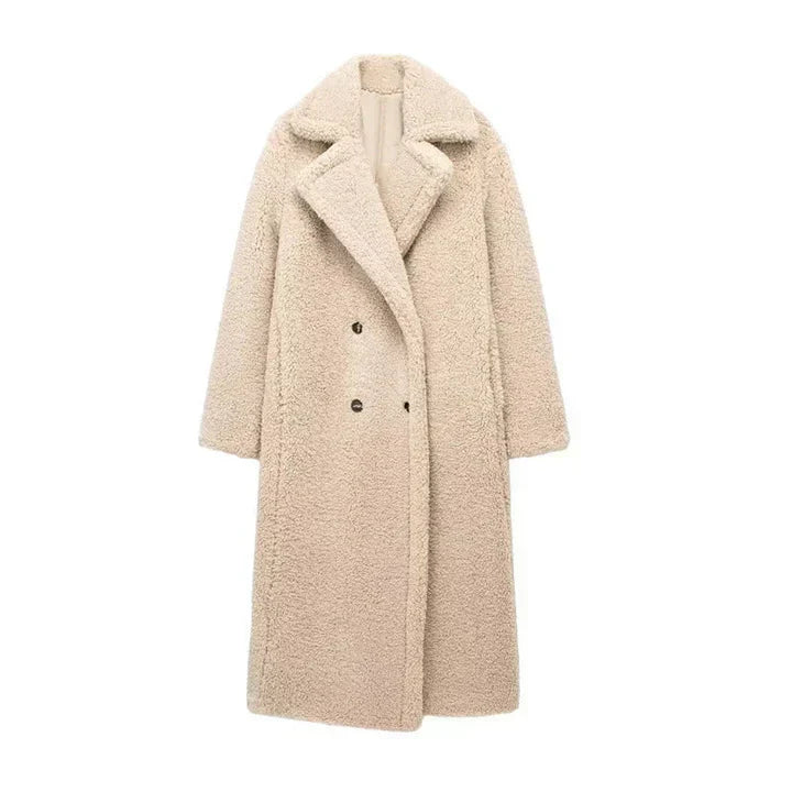 Echoarchiv | Langer Teddymantel für Damen Im Trend
