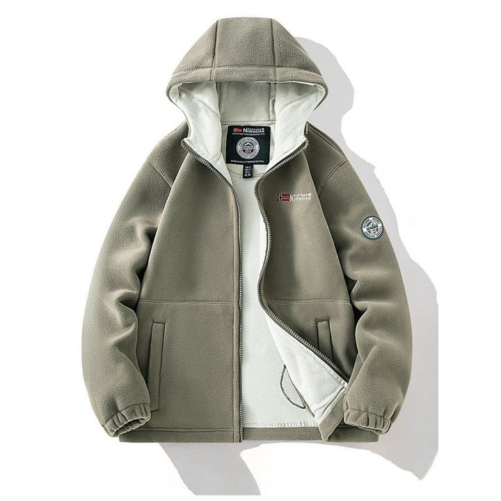Herren Fleecepullover mit Kapuze Echo Archive