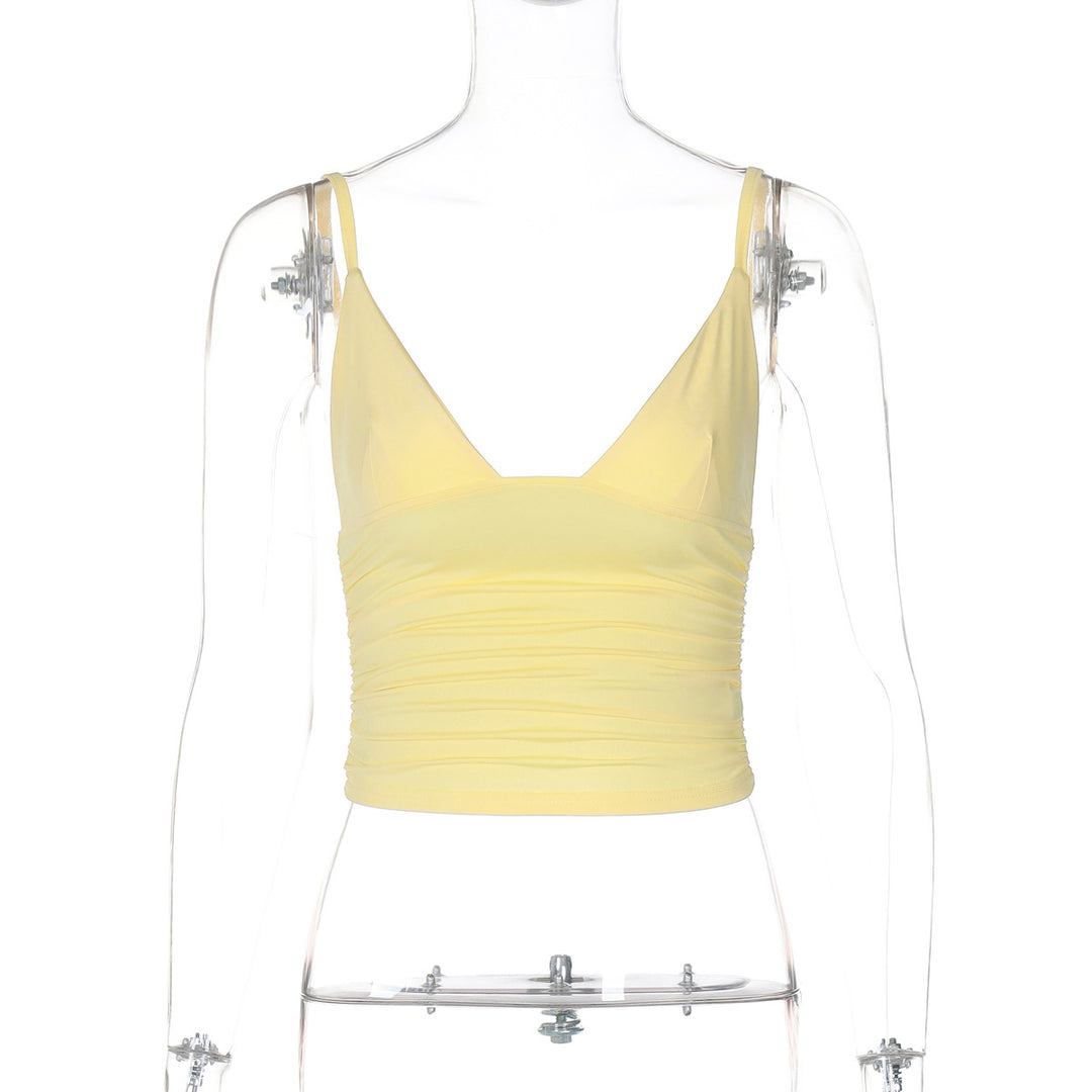 Damen Crop-Top mit asymmetrischem Schnitt und figurbetonter Silhouette Echo Archiv