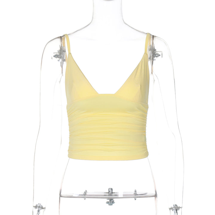 Damen Crop-Top mit asymmetrischem Schnitt und figurbetonter Silhouette Echo Archiv