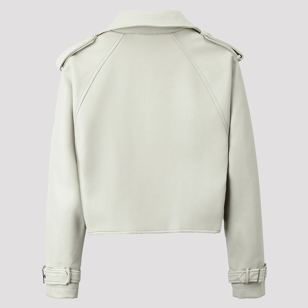 Damen Modische Bikerjacke mit asymmetrischem Reißverschluss Echo Archiv