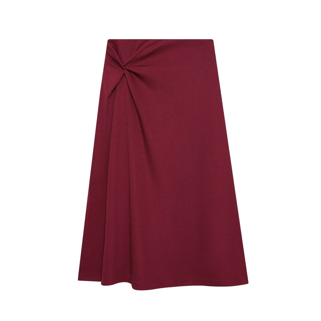 Damen Midirock mit Knotendetail und A-Linien-Schnitt Echoarchiv